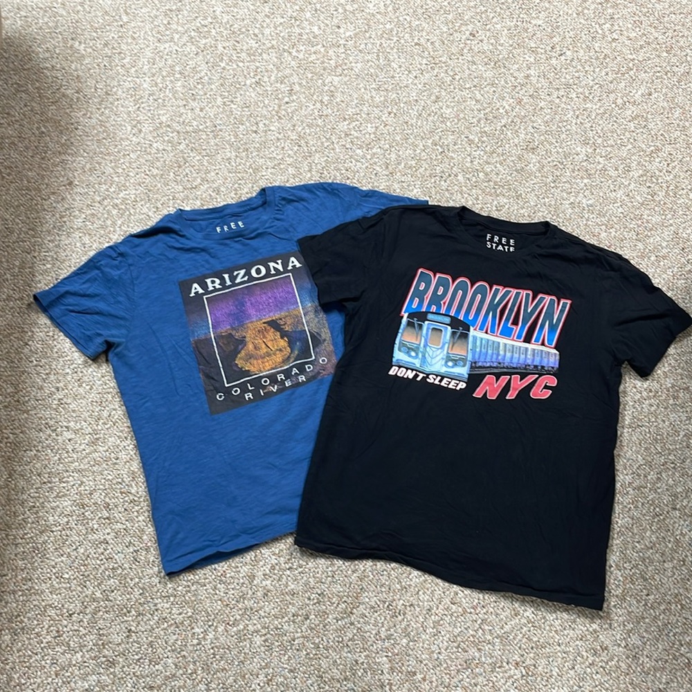 Free State short sleeve tees